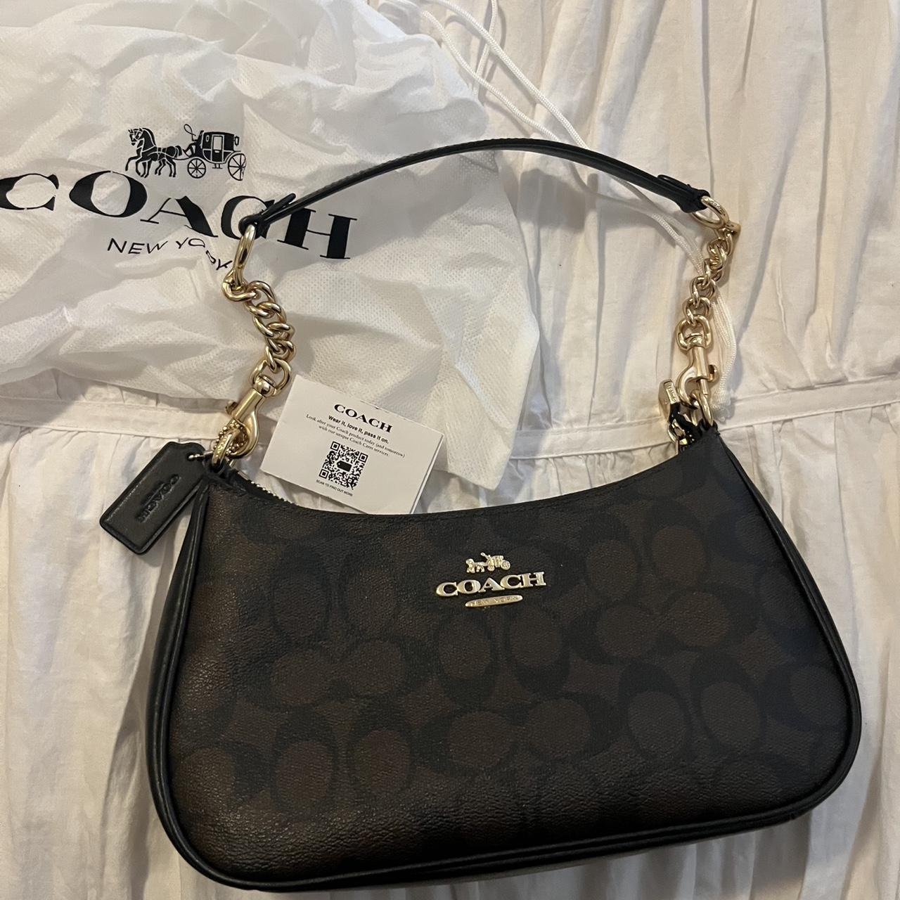 Brown Teri Shoulder Purse Bag