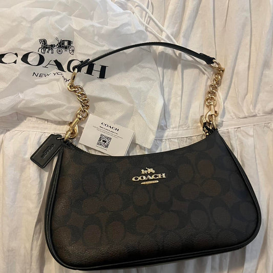 Brown Teri Shoulder Purse Bag
