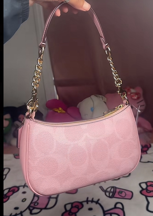 Designer Pink Teri Bag!